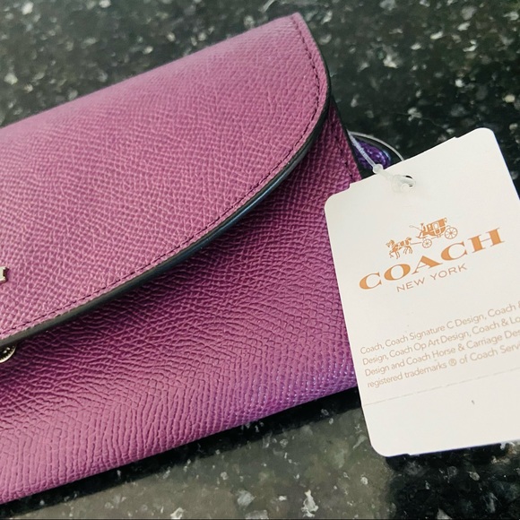 COACH envelope long wallet with tag - Picture 4 of 4